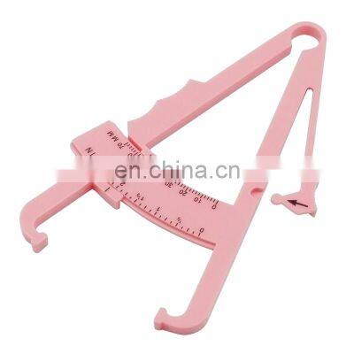 Body Fat Tester Mini Handhold Personal Skin-Fold Measure Tool Fitness Fat Caliper for Loss Weight