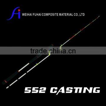 2 Tips Fiberglass Casting Fishing Rod