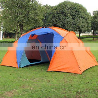 New design tents camping outdoor 4 Season Waterproof Family Glamping Big Camping tent with two bedrooms and one living room