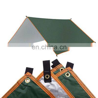 4x3m 3x3m Awning Waterproof Tarp Tent Shade Ultralight Garden Canopy Sunshade Outdoor Camping Hammock Rain Fly Beach Sun Shelter