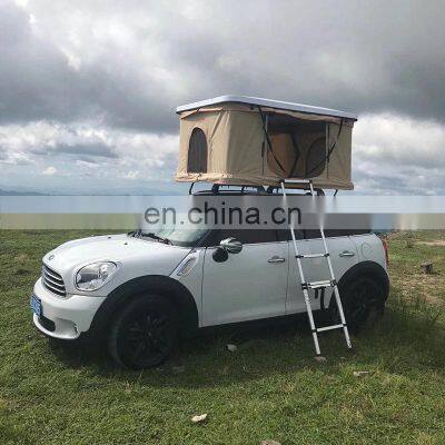 Wholesale automatic hard shell roof top car rooftop tent for saleFolding 4x4 pop-up open outdoor Canvas camping box