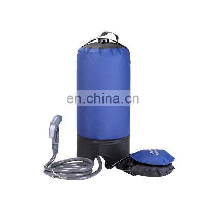 PVC Outdoor Inflatable Shower Pressure Water Bag Lightweight Bathing Travel Water Storage Portable Camping Shower Water Bag