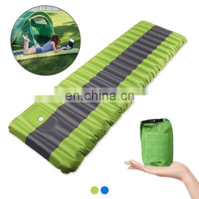 Outdoor Ultralight Inflatable Air Mattresses Inflatable Sleeping Pad Camping Mat Moisture-proof Hiking Air Mat Camping Bed