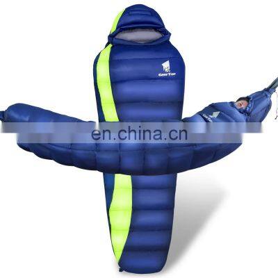 Down Fill Ultralight Sleeping Bag Hammock Tent Waterproof Winter Mummy for Camping Outdoor Adults Camping Sleeping Bag