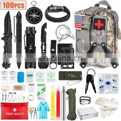Outdoor Camping Professional Emergency Survival Kit Survival Gear Tool