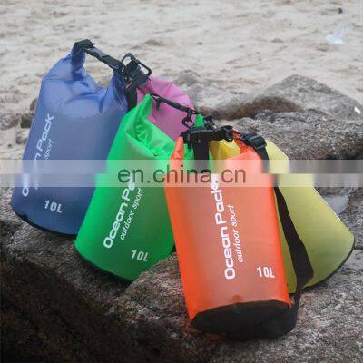 Outdoor Ocean Pack 2L 5L 10L 15L 20L 30L Floating Boating Fishing Swimming 500D PVC Ocean Pack Waterproof Dry Bag