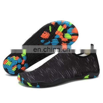 Wholesale Fabric Surfing Footwear Unisex Breathable Beach Aqua Shoes Running Rubber kids Beach Shoes Water Beach Shoes Women