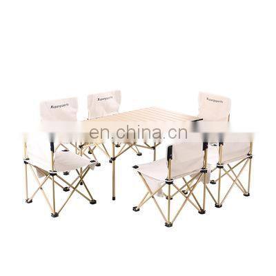 Household simple table and chair portable and customizable outdoor foldable chair portable small dining table