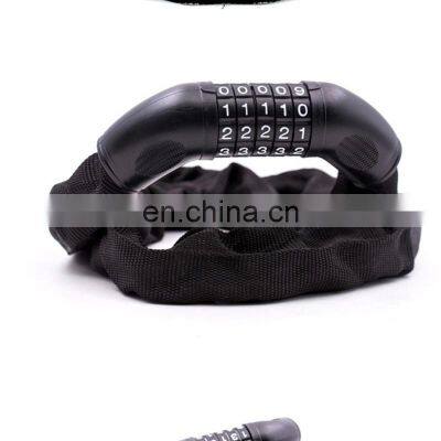 1m Long Safety 5 Digital Code Anti-Theft Motorcycle Bicycle Chain Lock