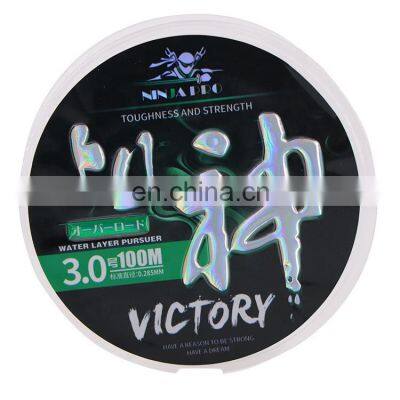 Factory Price Liushen high quality carp 100 Meter nylon fishing line monofilament