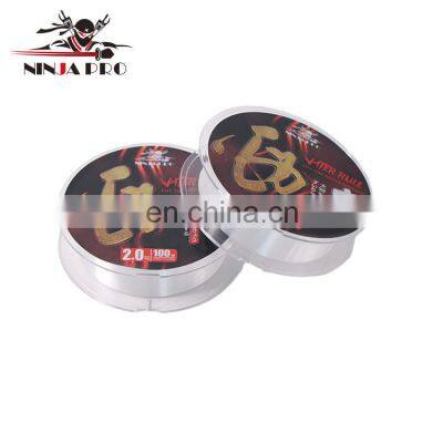 Wholesale High Quality NINJAPRO Super 100m Monofilament Line Nylon Fishing Line