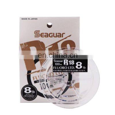 SeaguarR18 sliver 100m Fluorocarbon Fishing Line transparent Super strong fly fishing line