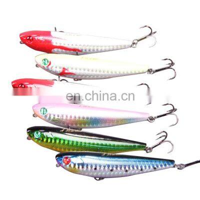 Fish Hunter DL3C Pencil 85MM Fishing Lure in Bait Deep Swim Hard Bait Fish Tackle Float Minnow lure
