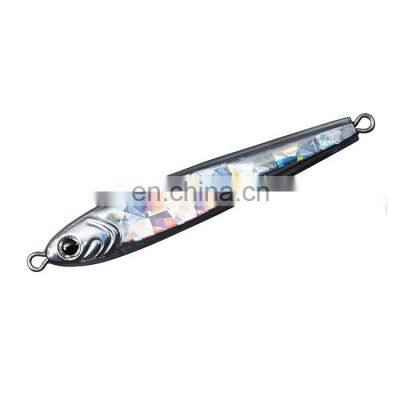 Custom tungsten steel lure Metal Jigs Sequins Slow Lead Bait Saltwater slow DAIWA jigging lure