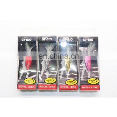 GT-BIO Beetle metal fishing lure hard body Suspended sinking long shot minnow fishing bait