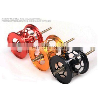 JOHNCOO Diy Aviation Aluminum Brand Modified Line Cup Fishing Reel Metal Wire Cup