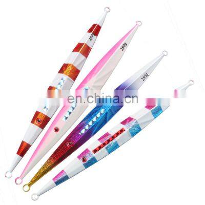 JOHNCOO 150g -400g Verticalirtical Jigs Manufacturer Tuna Lure Ready to Ship Luminous Trolling Jig Lures Sinking Lure