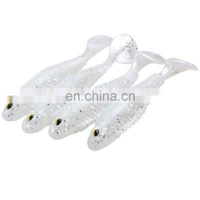 JOHNCOO Vivid Colorful Carp Soft Baits 80mm 110mm Fishing Lure Fishing Worms Red and White