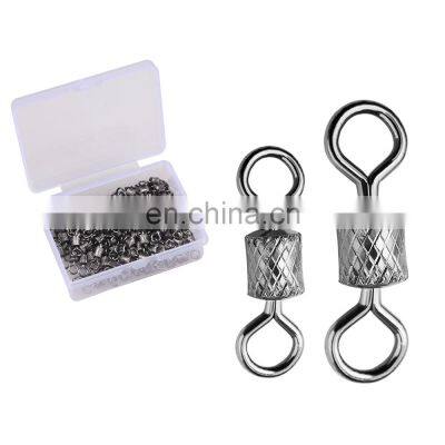 JOHNCOO Swivels Fishing Sanp Stock Fast Delivery Fishing Accessaries Freshwater Saltwater Fishing Rolling Barrrel Swivel Sets