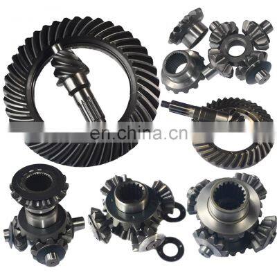 Steel forging casting customize high precision discount canter crown and pinion 8:39 planetary gear differential spider kit
