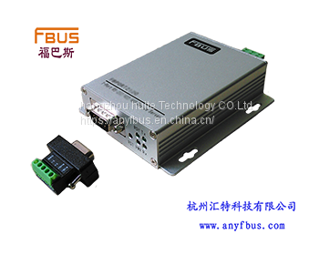 Hangzhou huite Technology FBUS FBPORT2120 1 RS232/485/422 port to network port device transparent transmission 12-48v power supply manufacturer