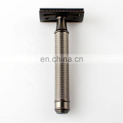 Adjustable Metal brass handle Chrome Safety Razor Shaving Machine For Man