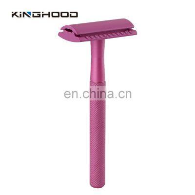 Personna Flexible OEM Custom Portable Women One Blade Rasoir Femme Shaving Damascus Razors