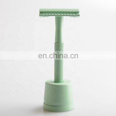 Personal Care Customized Shaving Tool Razor And Stand Shaving Kit With Logo