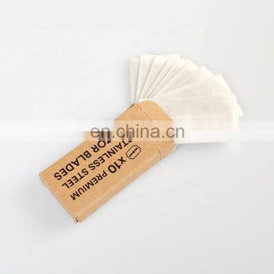 Stainless Steel Sharpen Disposable Straight Razor Blades