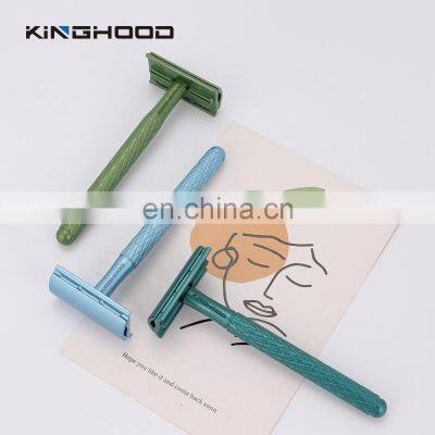 Custom Metal Reusable Razor Double Blade Safety Razor Manufacturer
