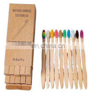 Biodegradable Nylon 4 Bpa Free 4 pack Bamboo Toothbrush Manufacturer