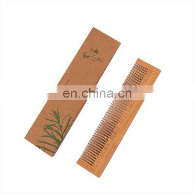 Factory direct Bamboo comb wood comb hotel hair comb