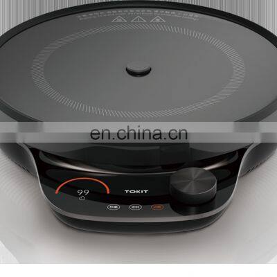 TOKIT smart induction cooker home high power round mini hot pot stir-fry hot stove youth version