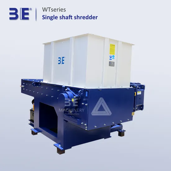 Single Shaft Shredder Recycling Machine for Electric Cable