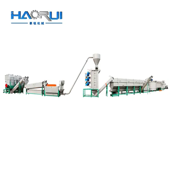 Industrial Waste Plastic Bottle Recycling Machine PP PE PC Pet Plastic Crushing Washing Line