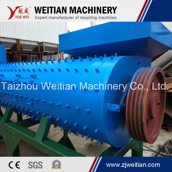 Efficiency Label Separator PP Pet Bottle Label Remover Machine