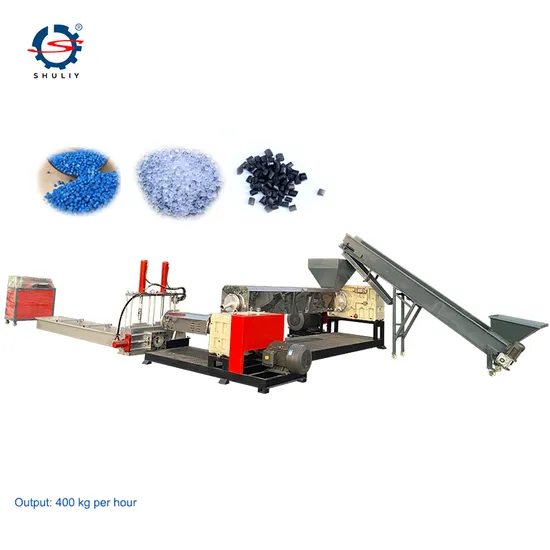 Big Capacity 500kg/H LDPE Hape PP PE Plastic Recycling Machine Plastic Extruder