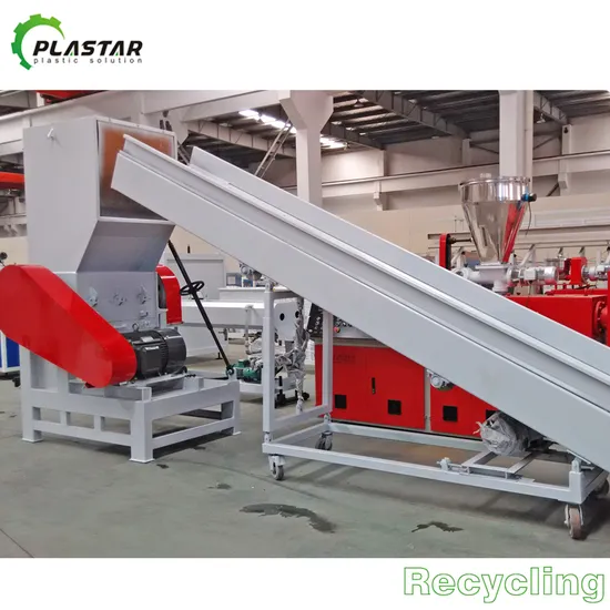 ABS PP PE Pet PC Crushing High Capacity Blue Customized Plastic Bottle Crush Machine