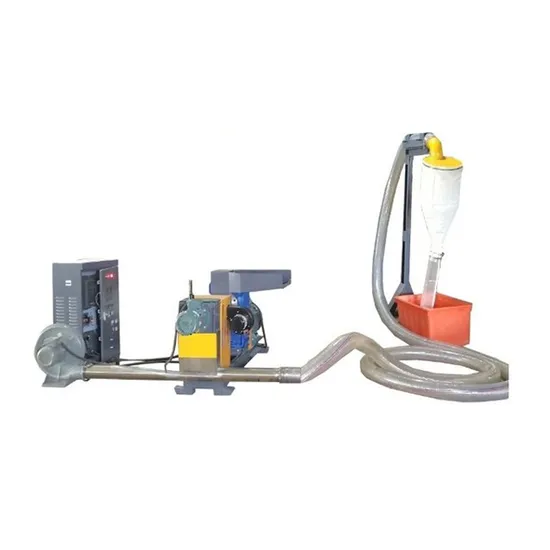 High Efficiency 120mm Screw Diameter Wind Cooling Recycling Equipment