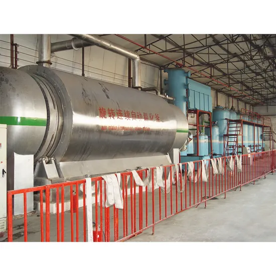 Advanced Continuous Pyrolysis Tyre Recycling Equipment