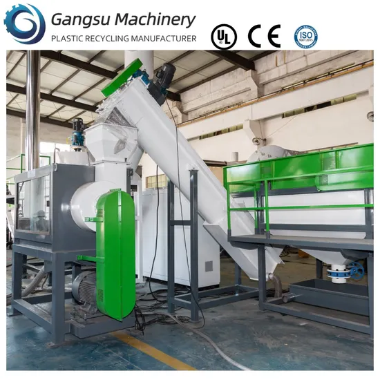 Automatic Waste Scrap Hard Plastic LDPE HDPE PP PE Recycling Line Equipment Washing Line Price for Sale