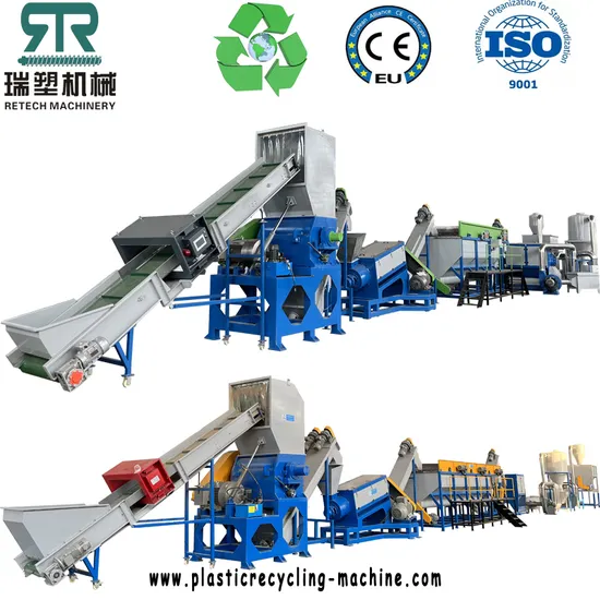 High-Efficiency LDPE Greenhouse Agriculture Film Washing Line at 1000 Kg/Hour