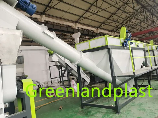 Waste Pet Bottles Washing Linepet Washing Plant Pet Flake Recycling Machine