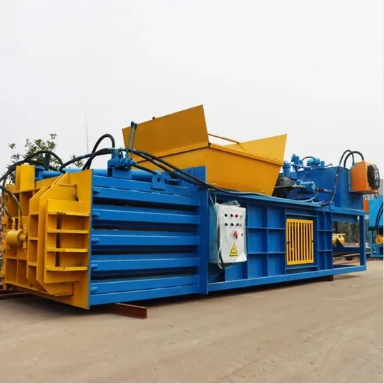 Waste Bottle Baling Press Plastic Packaging Waste Paper Balers Vertical Forage Baler