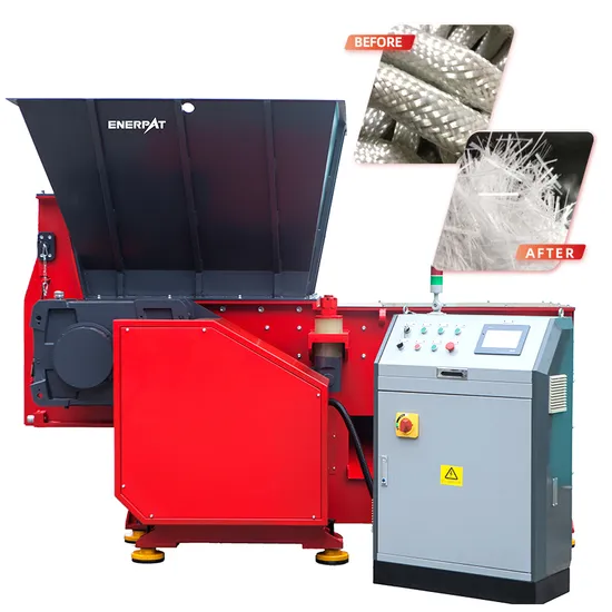 High Yield Single Shaft Fiberglass Shredding Machine