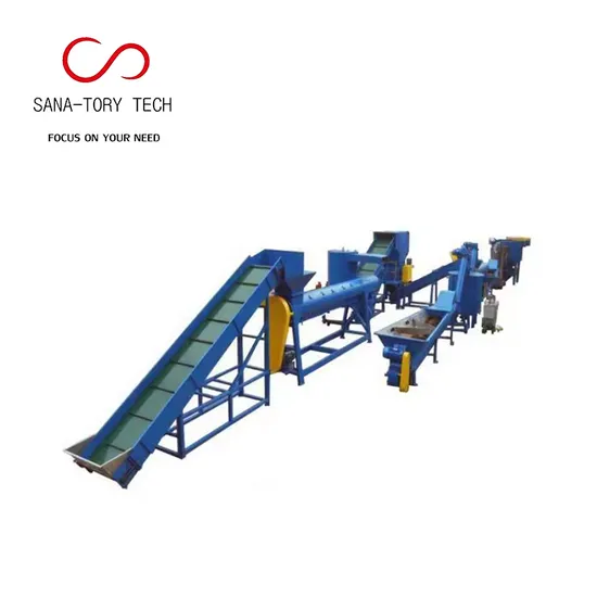 Plastic Washing Pet Bottle Used Line Flake Waste Recycling Machine