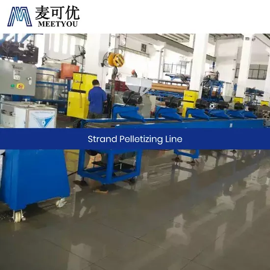 Meetyou Machinery Pet Bottle Recycling Machinery China Automatic Positioning Strand Plastic Granulation Production Line Suppliers ODM Custom 500kgs Pelletizer