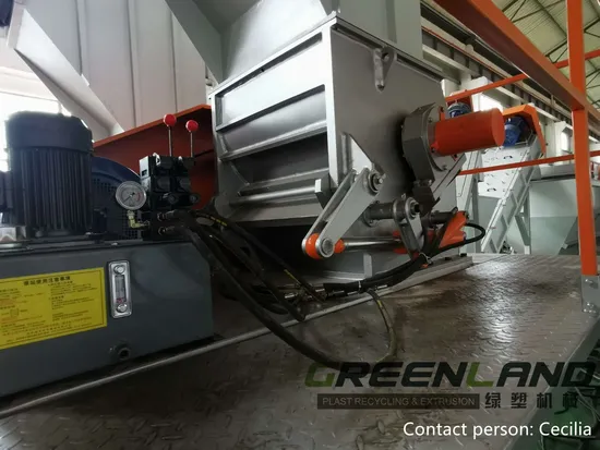 Complete Pet Bottle Flakes Hot Washer Recycling Scrap Line