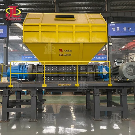 Original Factory Garbage Recycling Machine Coffee Table Crusher Furniture Wooden Shredder