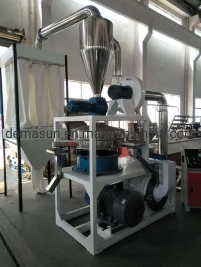 Waste Plastic Milling Machine Plastic Machine PE Scraps PVC Flakes Pellets Pulverizing Pulverizer Plastic Milling Machine for PVC Pipe Machine PVC Miller